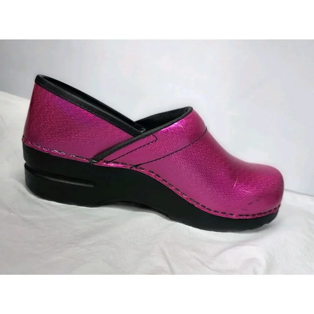 Sanita Original Danish Clogs Comfort Nursing Shoes Slip On Women EUR 39 Pink - Picture 4 of 12